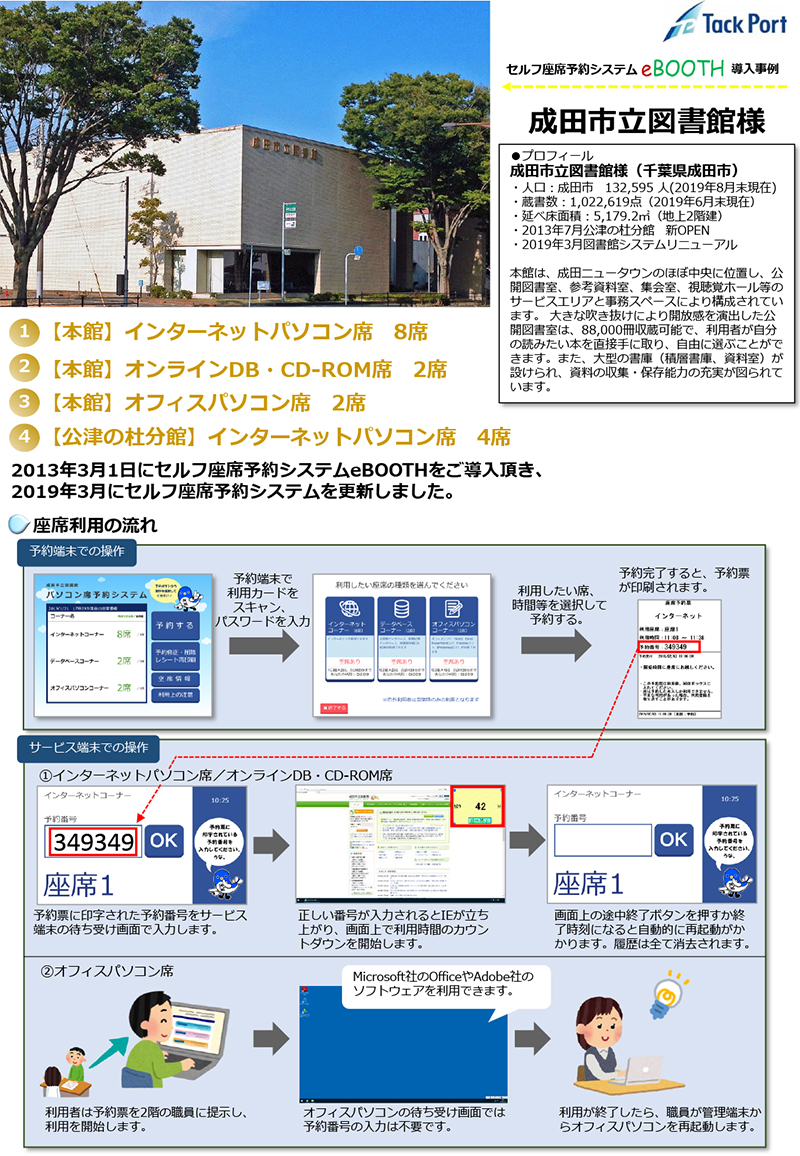 eBOOTH成田市立図書館事例