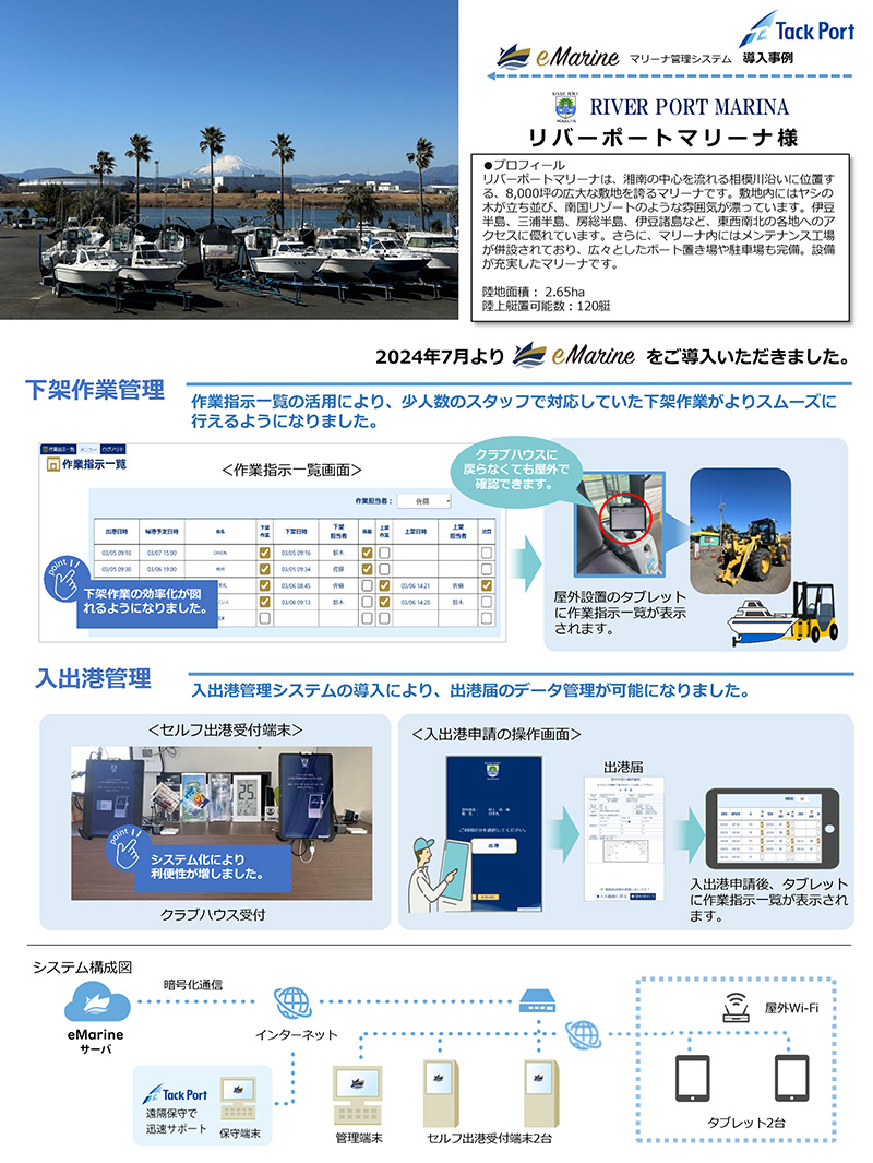 eMarineリバーポートマリーナ事例