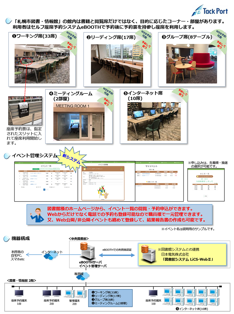 eBOOTH札幌市図書・情報館事例