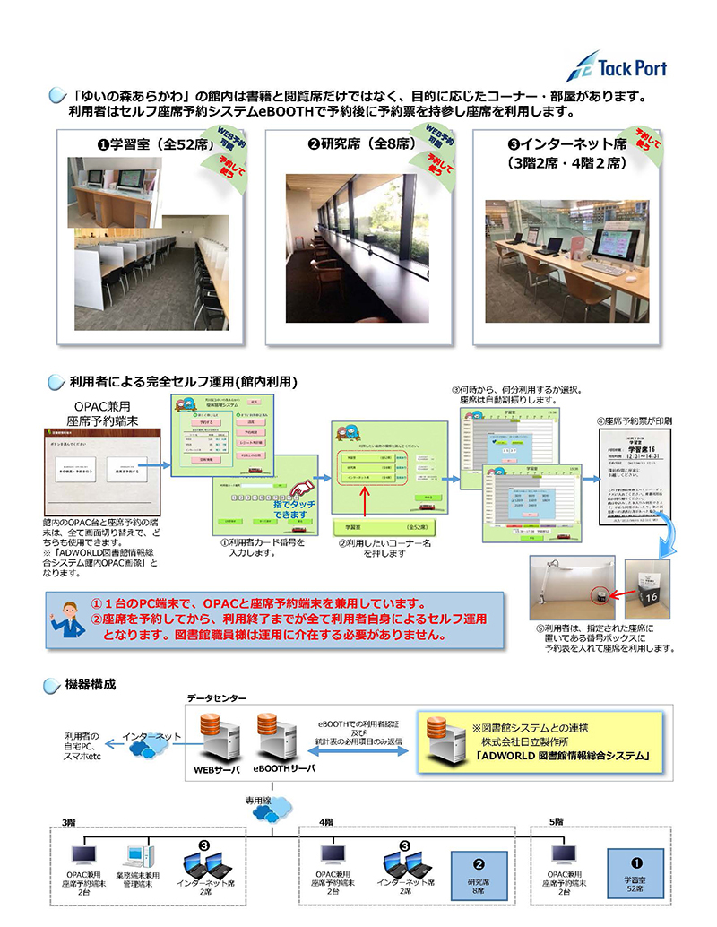 eBOOTHゆいの森あらかわ事例